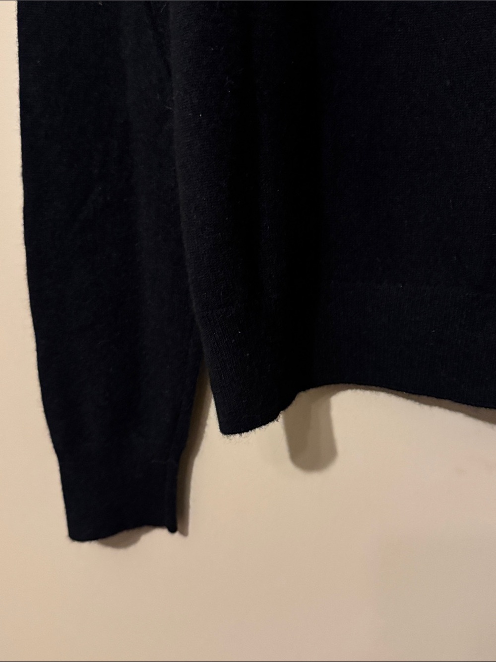 NWOT- Nordstrom Cashmere Crewneck Sweater, Black, size XL - Picture 12 of 12